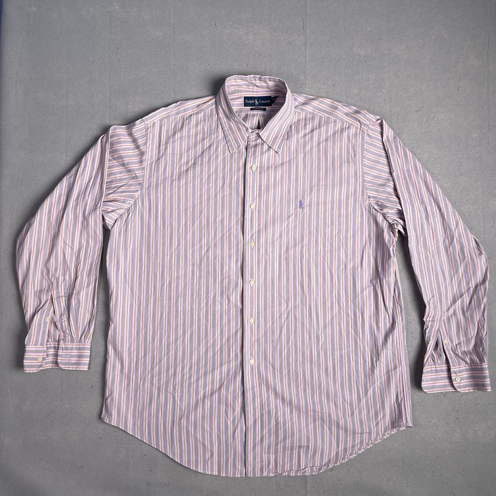 Ralph Lauren Casual Button Front Oxford Shirt Classic Fit Men XL Long Sleeve